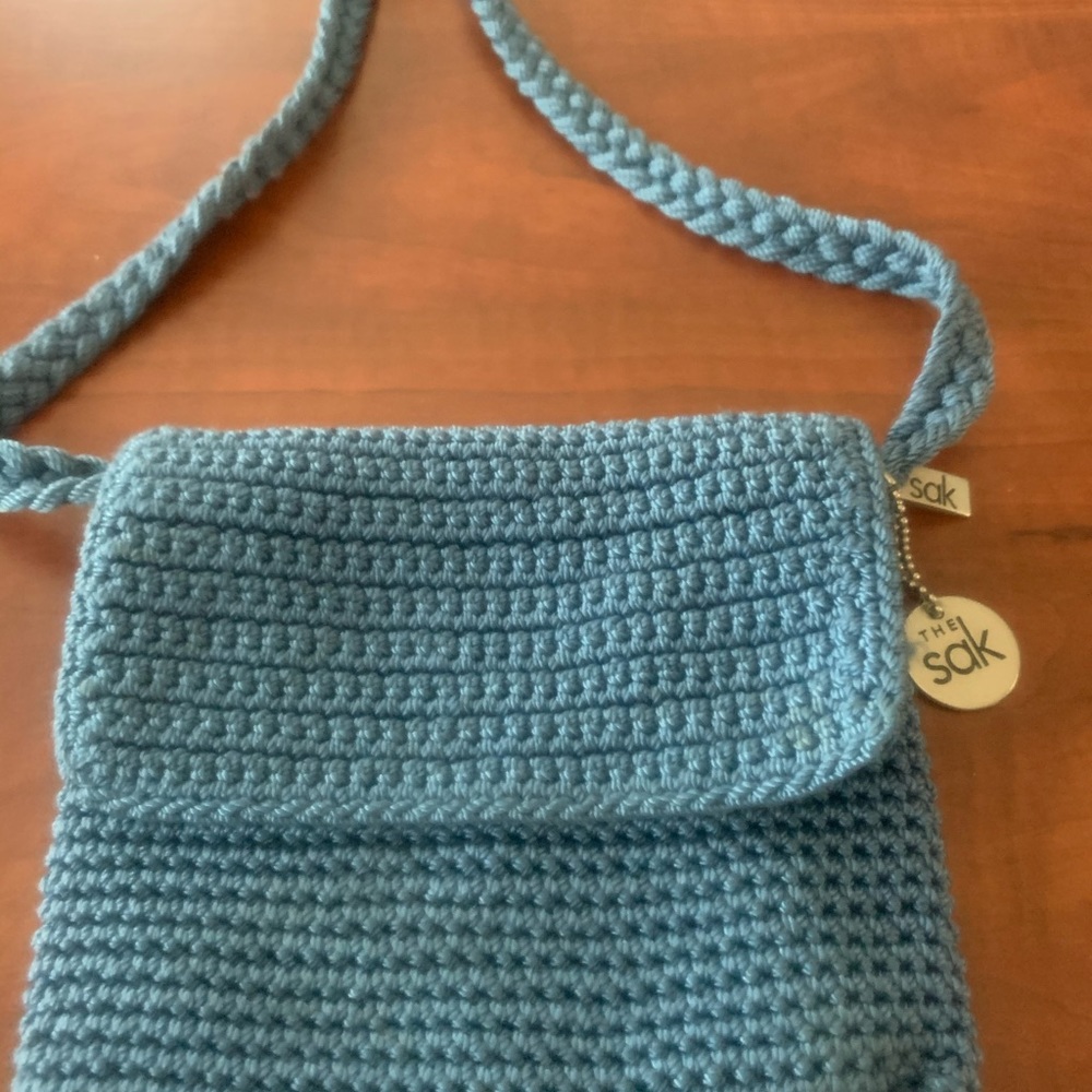 Sak  blue shoulder/crossbody small handbag